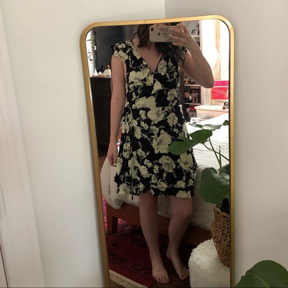 free people floral wrap dress - Picture 1 of 6